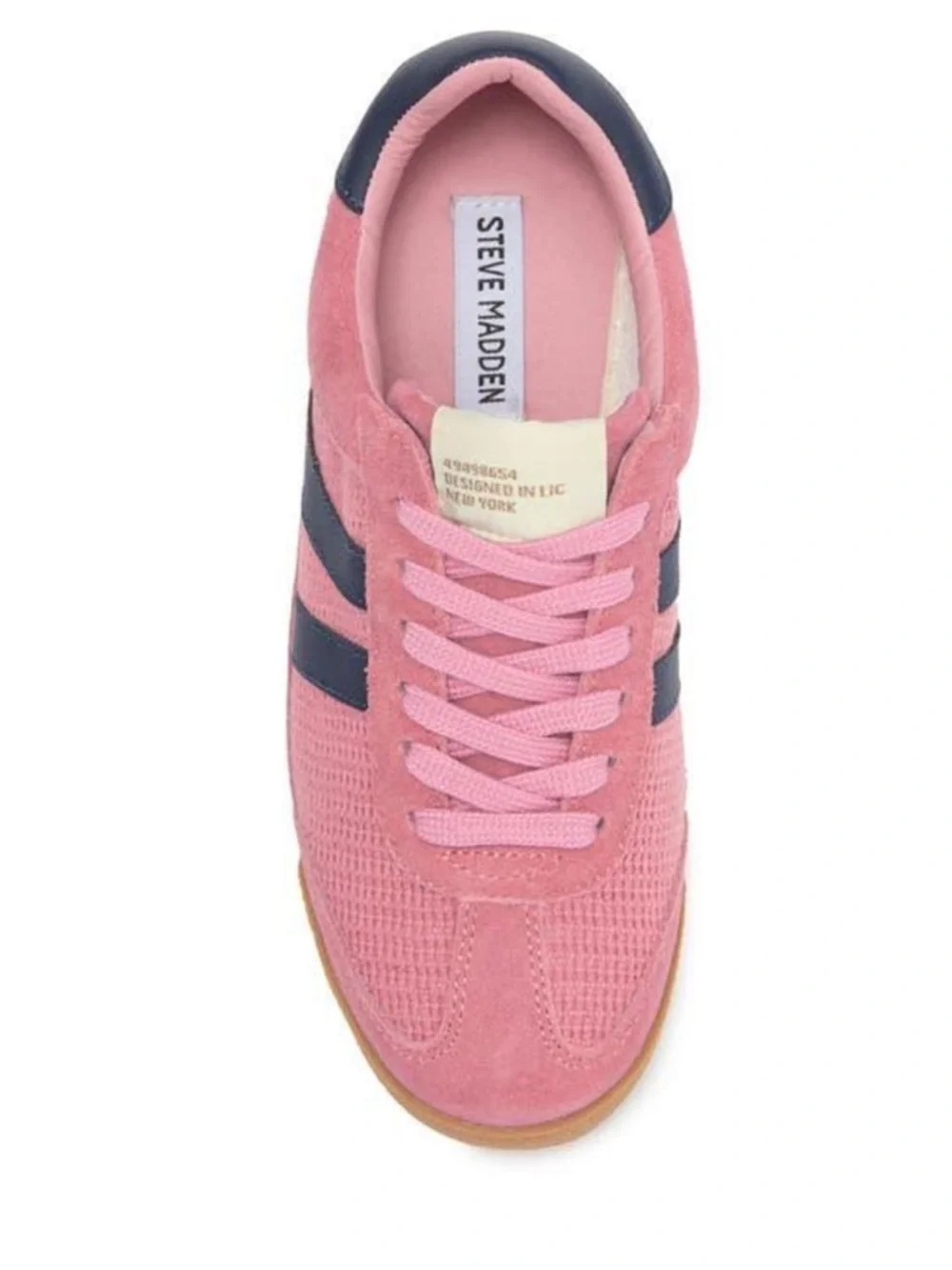 Steve Madden Pink/Navy Nirvana Sneakers New! - Picture 7 of 11